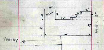 Valuer's plan of The Hollies 1927